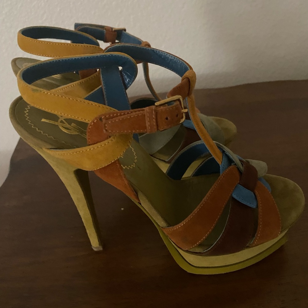 Brand new, in box, YSL Tribute heels